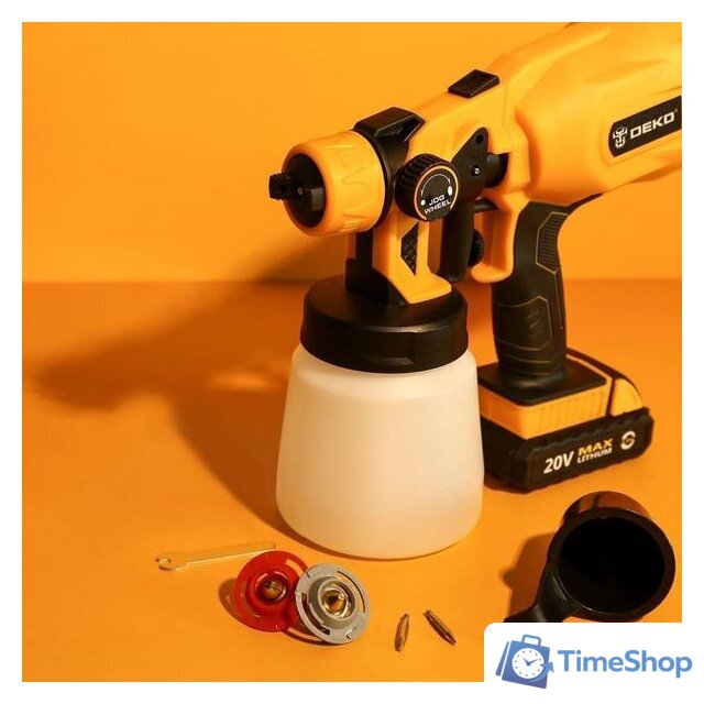 Краскораспылитель Deko DKSG20K2 (с 1-им АКБ) - Изображение №2 — Интернет-магазин Time-Shop