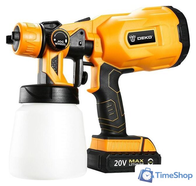 Краскораспылитель Deko DKSG20K2 (с 1-им АКБ) - Изображение №1 — Интернет-магазин Time-Shop