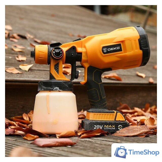 Краскораспылитель Deko DKSG20K2 (с 1-им АКБ) - Изображение №4 — Интернет-магазин Time-Shop
