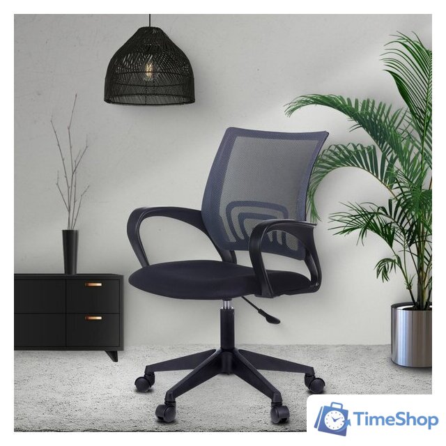 Офисное кресло Бюрократ CH-695NLT (темно-серый/TW-04 сиденье черный TW-11 сетка/ткань) - Изображение №6 — Интернет-магазин Time-Shop