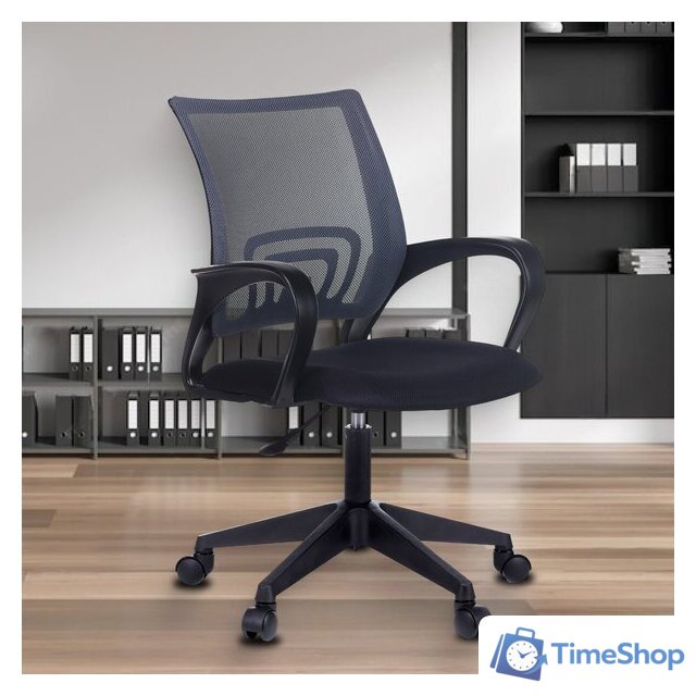 Офисное кресло Бюрократ CH-695NLT (темно-серый/TW-04 сиденье черный TW-11 сетка/ткань) - Изображение №7 — Интернет-магазин Time-Shop