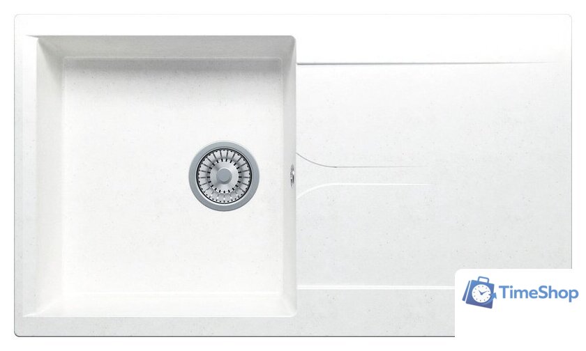 Кухонная мойка Polygran Gals-860 (белый хлопок 36) - Изображение №1 — Интернет-магазин Time-Shop