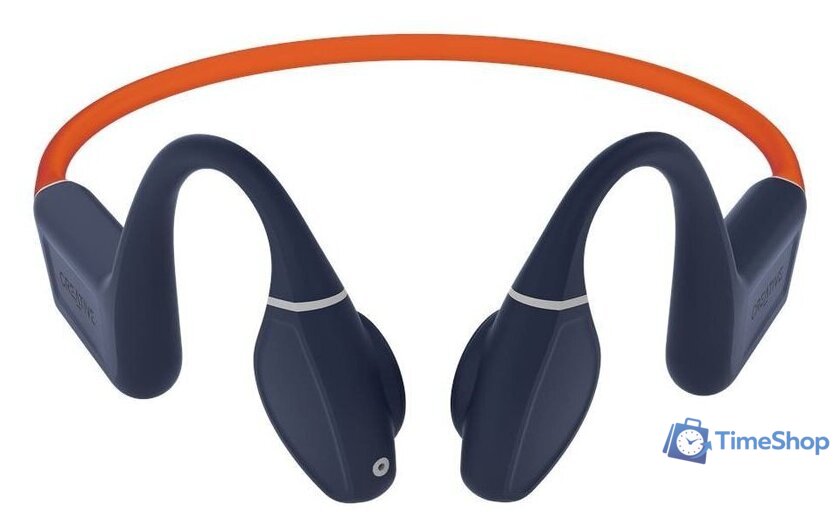 Наушники-плеер Creative Outlier Free Pro+ (темно-синий/оранжевый) - Изображение №4 — Интернет-магазин Time-Shop