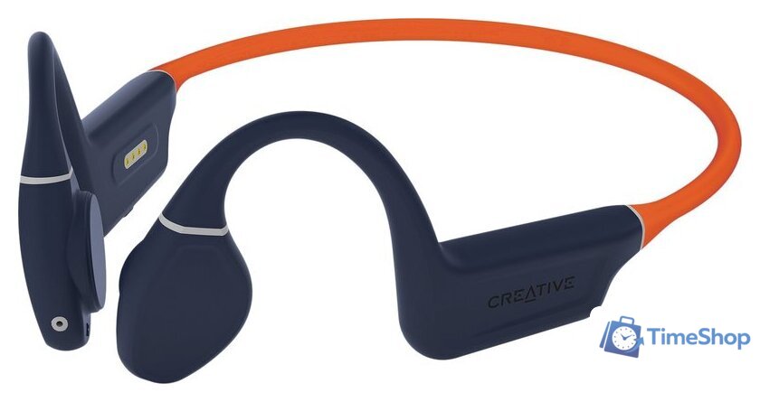 Наушники-плеер Creative Outlier Free Pro+ (темно-синий/оранжевый) - Изображение №1 — Интернет-магазин Time-Shop
