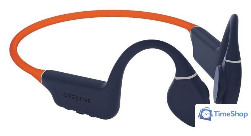 Наушники-плеер Creative Outlier Free Pro+ (темно-синий/оранжевый) - Изображение №2 — Интернет-магазин Time-Shop