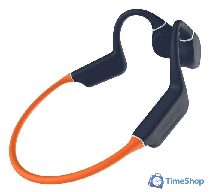 Наушники-плеер Creative Outlier Free Pro+ (темно-синий/оранжевый) - Изображение №5 — Интернет-магазин Time-Shop