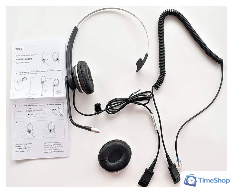 Офисная гарнитура Snom A100M - Изображение №4 — Интернет-магазин Time-Shop