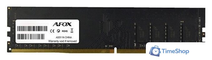 Оперативная память AFOX 4GB DDR4 PC4-19200 AFLD44EK1P - Изображение №1 — Интернет-магазин Time-Shop