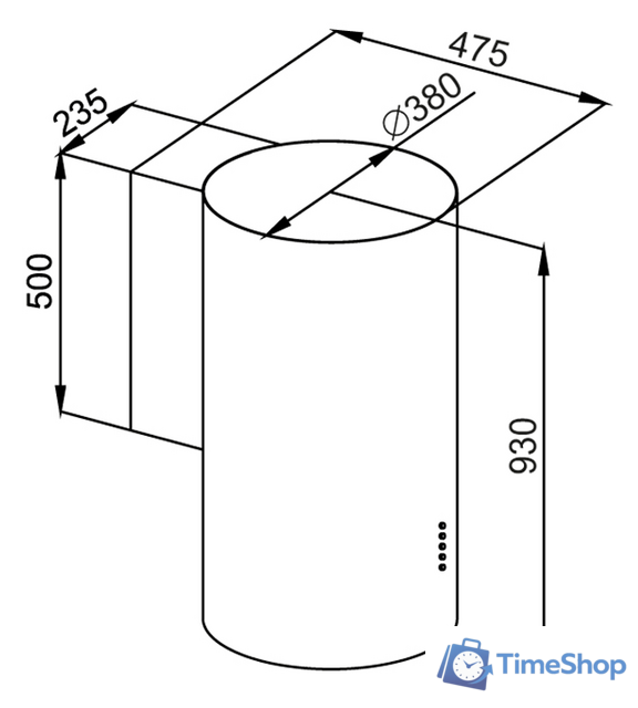 Кухонная вытяжка MAUNFELD Lee Wall 39 (золотой) - Изображение №14 — Интернет-магазин Time-Shop