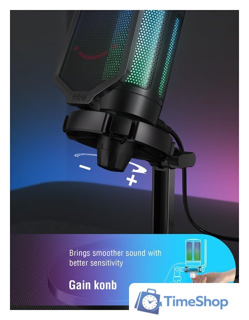 Проводной микрофон FIFINE A6 Neo (черный) - Изображение №3 — Интернет-магазин Time-Shop