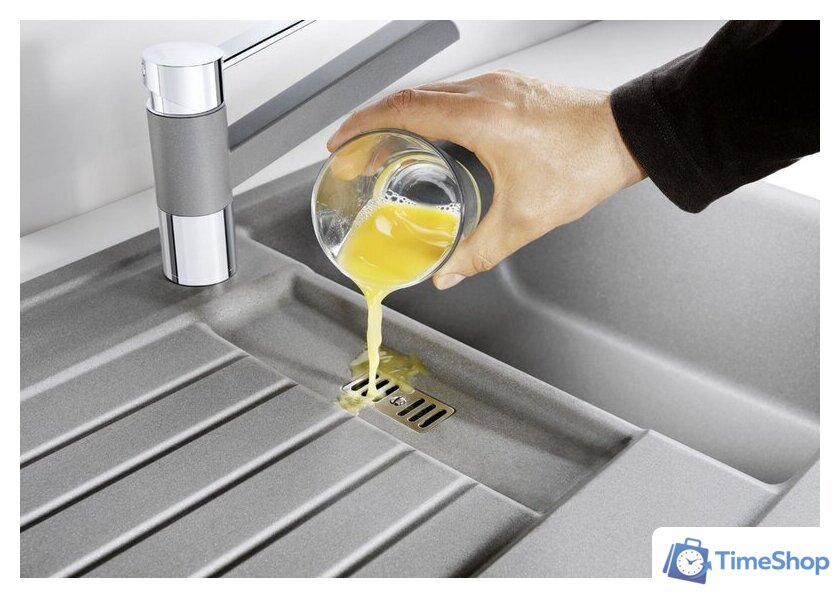 Кухонная мойка Blanco Zia 45 S 527383 (вулканический серый) - Изображение №4 — Интернет-магазин Time-Shop