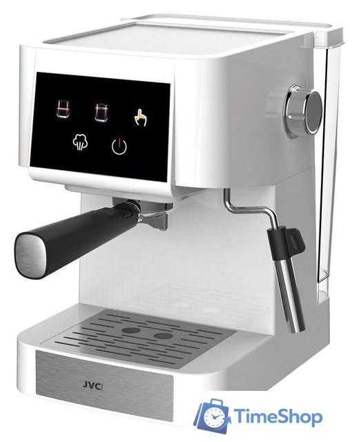 Рожковая кофеварка JVC JK-CF40 (белый) - Изображение №1 — Интернет-магазин Time-Shop
