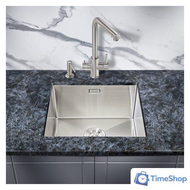 Кухонная мойка Milacio Denia 48 Steel MC.77440 (нержавеющая сталь) - Изображение №2 — Интернет-магазин Time-Shop