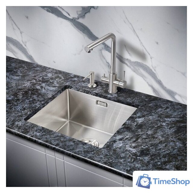 Кухонная мойка Milacio Denia 48 Steel MC.77440 (нержавеющая сталь) - Изображение №3 — Интернет-магазин Time-Shop