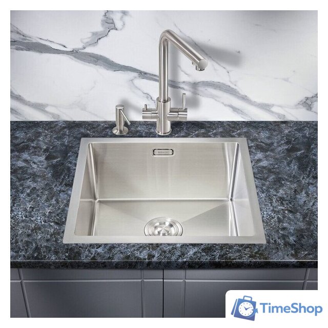 Кухонная мойка Milacio Denia 48 Steel MC.77440 (нержавеющая сталь) - Изображение №5 — Интернет-магазин Time-Shop