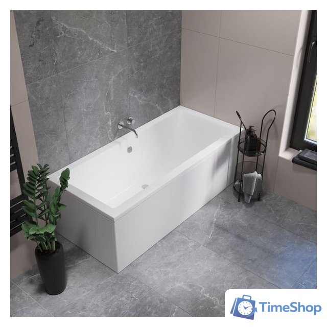 Ванна Lauter Oasis 175 21203075 (с каркасом и сифоном 21Y11021 матовый черный) - Изображение №7 — Интернет-магазин Time-Shop