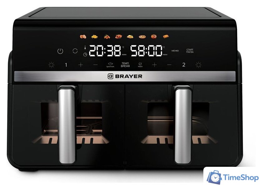 Аэрогриль (аэрофритюрница) Brayer BR2050 - Изображение №1 — Интернет-магазин Time-Shop