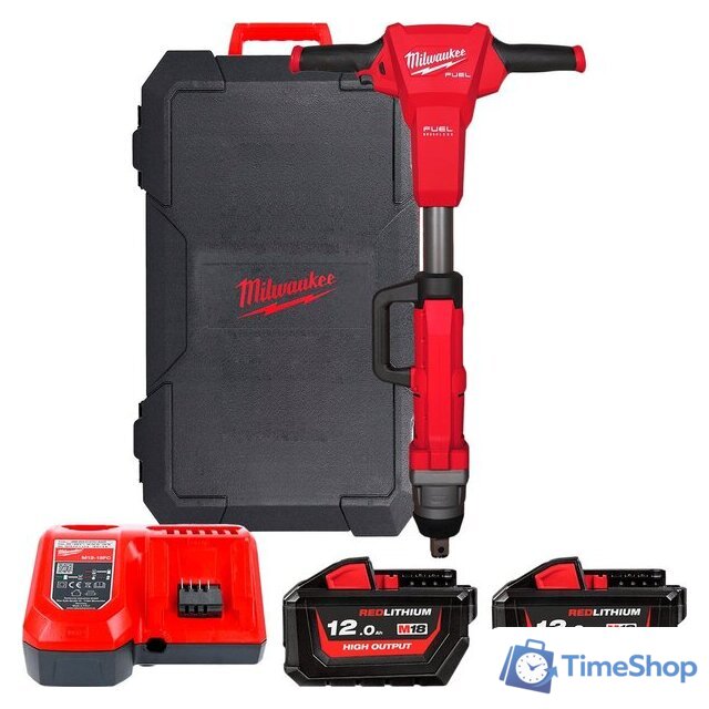 Гайковерт Milwaukee M18 FUEL M18FHIWF1R-122C 4933493141 (с 2-мя АКБ, кейс) - Изображение №1 — Интернет-магазин Time-Shop