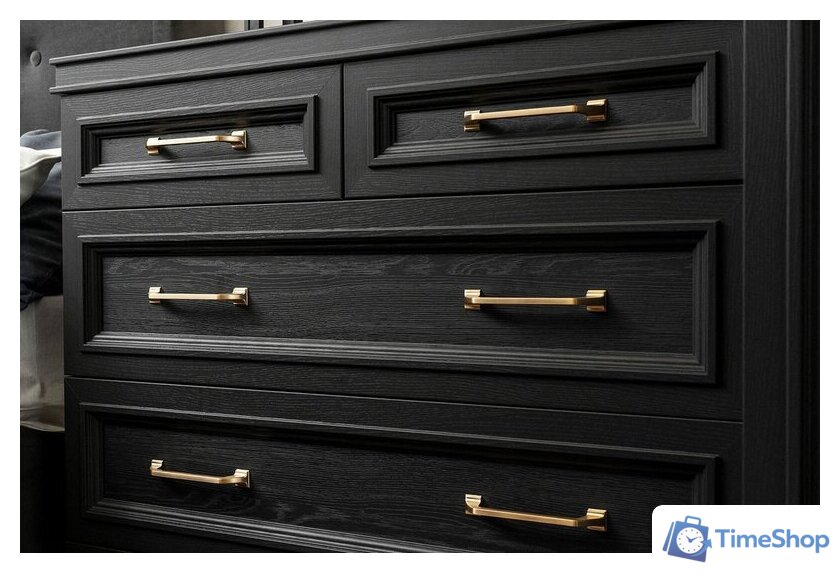 Комод Ангстрем Орландо спальня ОР-100.02 исп.2 (серый уголь) - Изображение №6 — Интернет-магазин Time-Shop