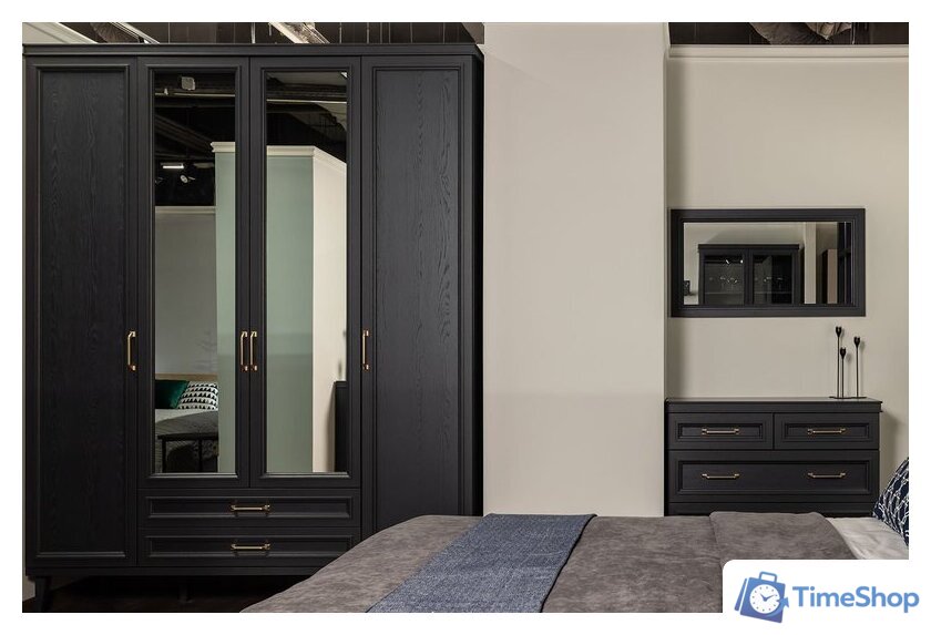 Комод Ангстрем Орландо спальня ОР-100.02 исп.2 (серый уголь) - Изображение №7 — Интернет-магазин Time-Shop