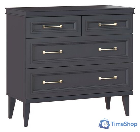 Комод Ангстрем Орландо спальня ОР-100.02 исп.2 (серый уголь) - Изображение №1 — Интернет-магазин Time-Shop