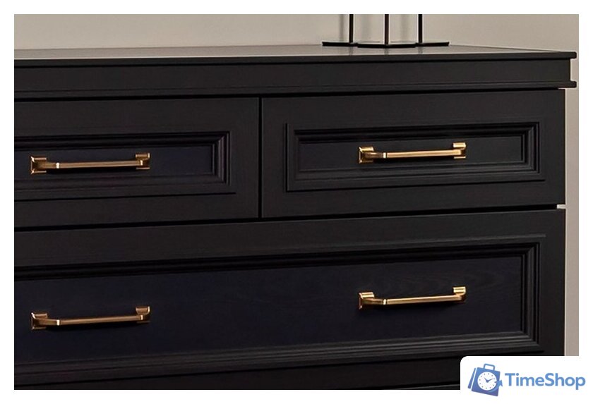 Комод Ангстрем Орландо спальня ОР-100.02 исп.2 (серый уголь) - Изображение №5 — Интернет-магазин Time-Shop