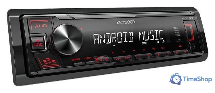 USB-магнитола Kenwood KMM-105 - Изображение №2 — Интернет-магазин Time-Shop