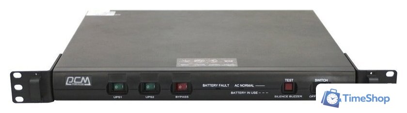 Источник бесперебойного питания Powercom King Pro RM KIN-600AP-RM-1U - Изображение №1 — Интернет-магазин Time-Shop