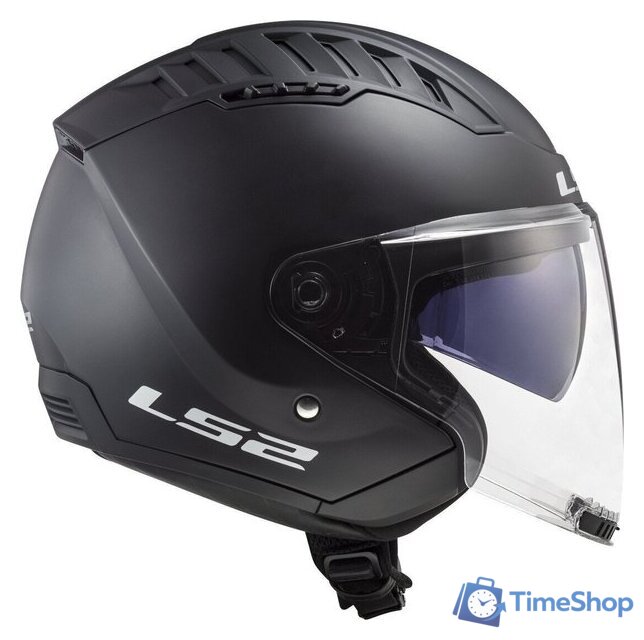 Мотошлем LS2 OF600 Copter 2 (S, черный матовый) - Изображение №8 — Интернет-магазин Time-Shop