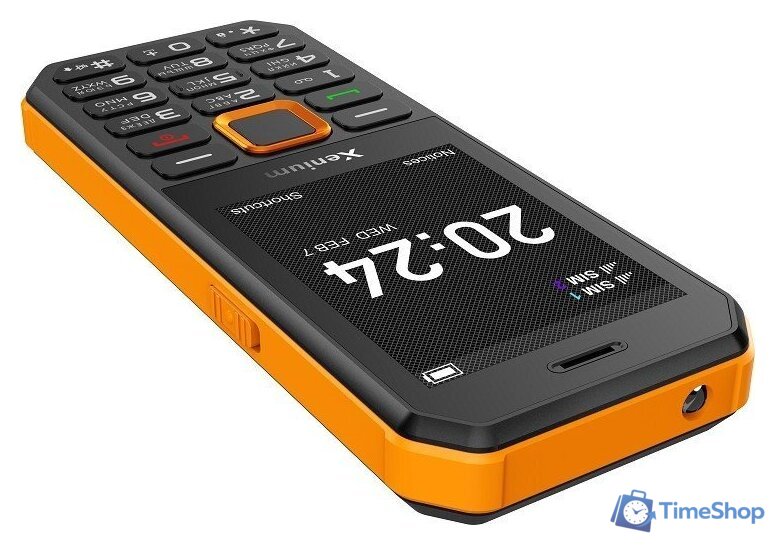Кнопочный телефон Xenium X300 (оранжевый/черный) - Изображение №5 — Интернет-магазин Time-Shop