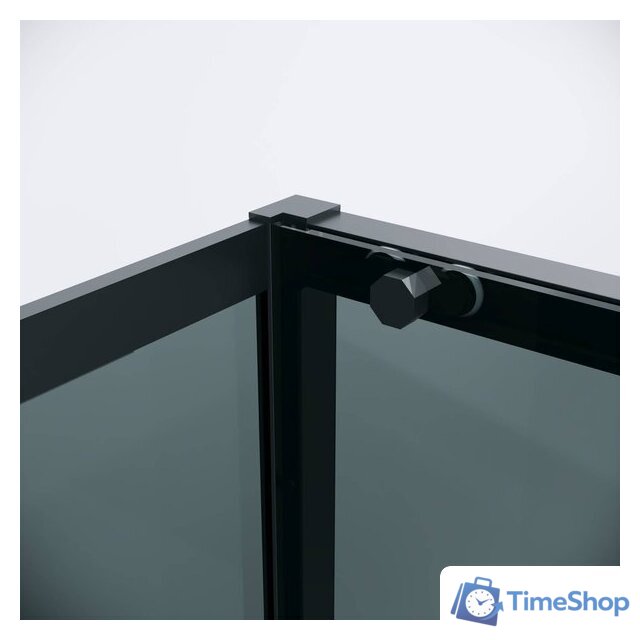 Душевой уголок Grossman Style 100x100x195 120.K33.05.1010.21.10 (черный матовый/стекло тонированное) - Изображение №5 — Интернет-магазин Time-Shop