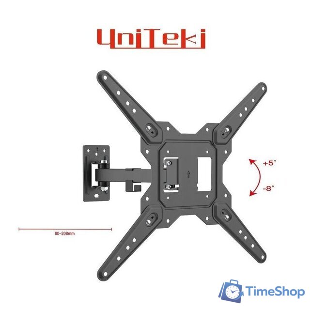 Кронштейн для телевизора UniTeki FM1503 (черный) - Изображение №6 — Интернет-магазин Time-Shop