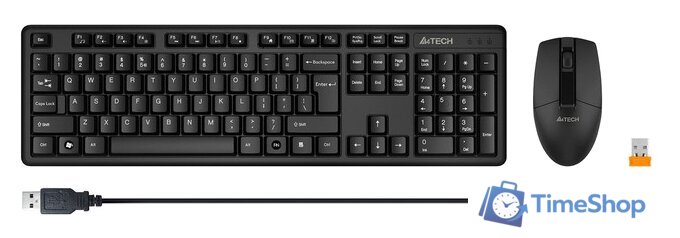 Офисный набор A4Tech 3330N - Изображение №2 — Интернет-магазин Time-Shop