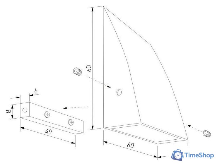 Бра Elektrostandard 40159/LED 4000K (латунь) - Изображение №4 — Интернет-магазин Time-Shop