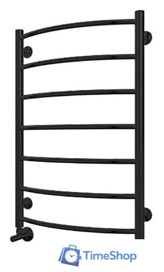 Полотенцесушитель TERMINUS Классик П7 500x796 (с наружной резьбой, RAL 9005 черный) - Изображение №2 — Интернет-магазин Time-Shop