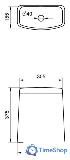 Унитаз напольный Santeri Грация 1P2103S0000BF - Изображение №24 — Интернет-магазин Time-Shop