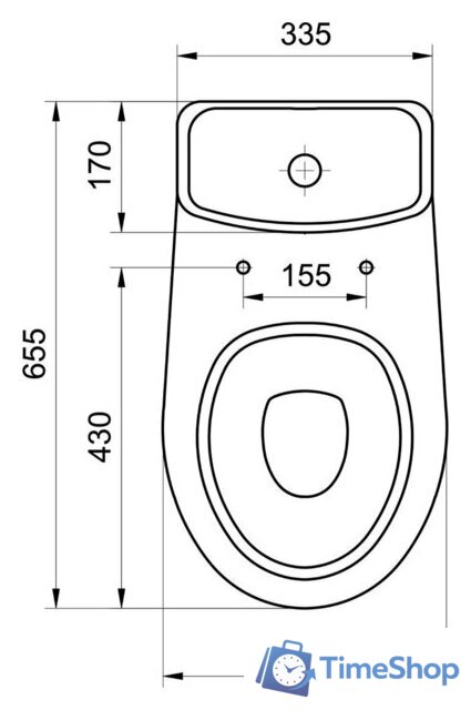 Унитаз напольный Santeri Грация 1P2103S0000BF - Изображение №22 — Интернет-магазин Time-Shop