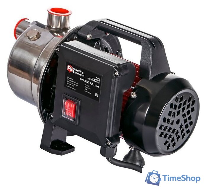 Садовый насос Quattro Elementi Giardino 1001 Inox - Изображение №1 — Интернет-магазин Time-Shop