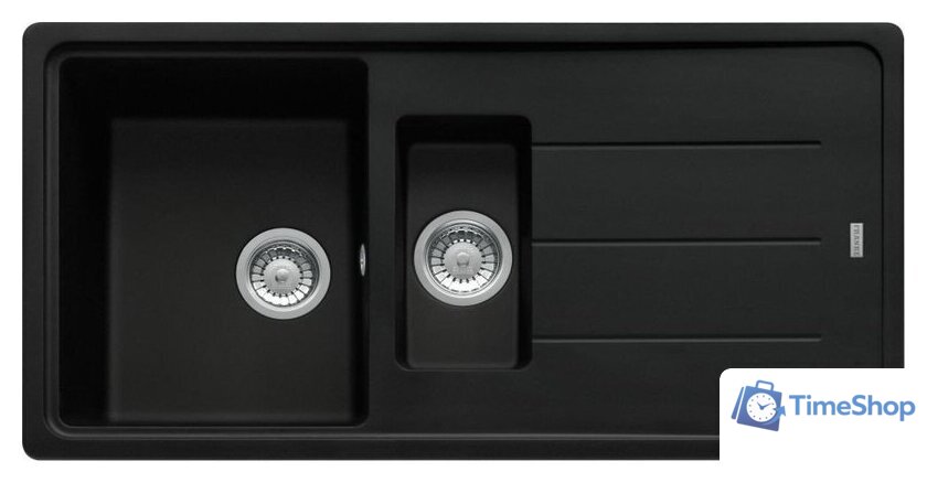 Кухонная мойка Franke Basis BFG 651-97 114.0676.277 (матовый черный) - Изображение №1 — Интернет-магазин Time-Shop