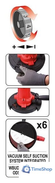 Шлифмашина для стен и потолков Yato YT-82340 - Изображение №5 — Интернет-магазин Time-Shop