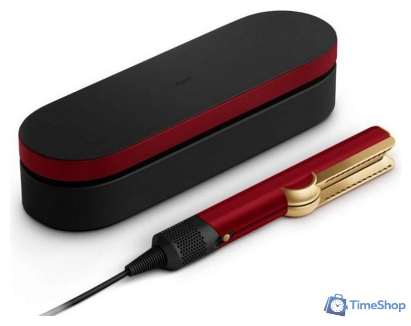 Выпрямитель Dyson Airstrait (евровилка, красный бархат/золотой) - Изображение №5 — Интернет-магазин Time-Shop