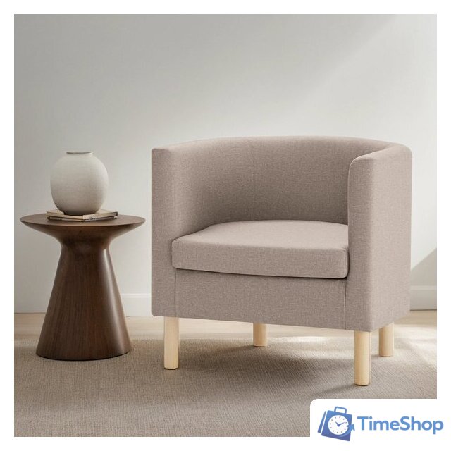 Интерьерное кресло Mio Tesoro Агата 351 (темно-бежевый 1176) - Изображение №4 — Интернет-магазин Time-Shop