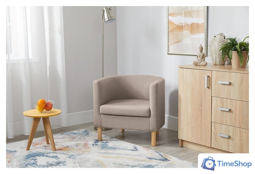 Интерьерное кресло Mio Tesoro Агата 351 (темно-бежевый 1176) - Изображение №15 — Интернет-магазин Time-Shop