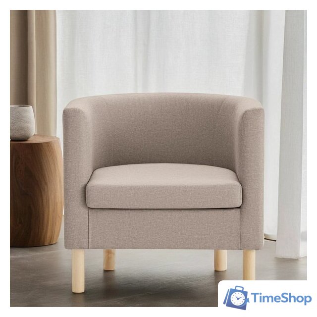 Интерьерное кресло Mio Tesoro Агата 351 (темно-бежевый 1176) - Изображение №5 — Интернет-магазин Time-Shop