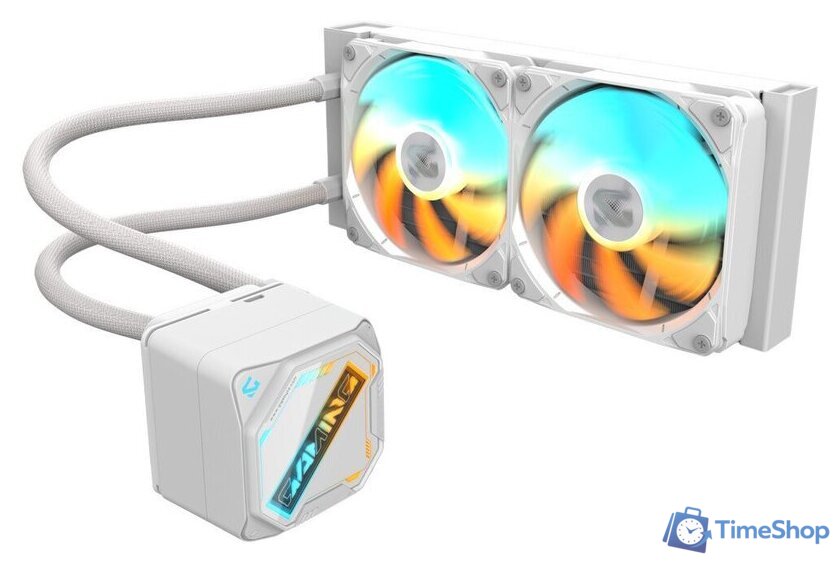 Система жидкостного охлаждения для процессора Gigabyte Gaming 240 Ice - Изображение №1 — Интернет-магазин Time-Shop