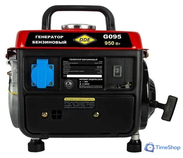 Бензиновый генератор DDE G095 - Изображение №3 — Интернет-магазин Time-Shop