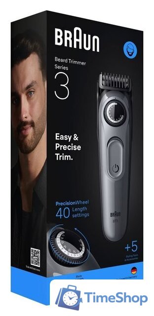 Триммер для бороды и усов Braun BT3560 - Изображение №8 — Интернет-магазин Time-Shop