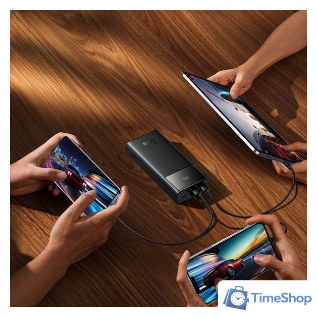 Внешний аккумулятор Baseus EnerFill FP41 Power Bank 22.5W 30000mAh (черный) - Изображение №10 — Интернет-магазин Time-Shop
