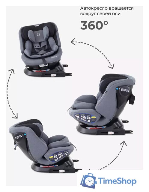 Детское автокресло Rant Nitro Isofix UB619 (серый/черный) - Изображение №20 — Интернет-магазин Time-Shop
