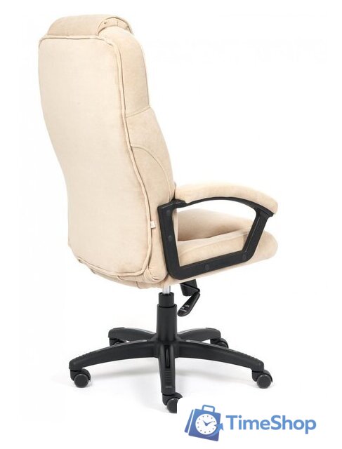 Офисное кресло TetChair Bergamo флок (бежевый) - Изображение №12 — Интернет-магазин Time-Shop